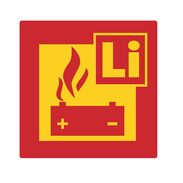 Accu en Lithium brandblusser 9 liter