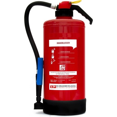 Accu en Lithium brandblusser 6 liter