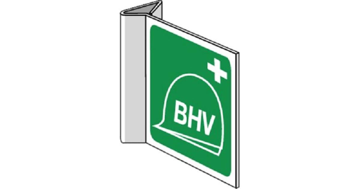 Romanschrijver taxi Beg BHV post pictogram haaks 200x200 mm | RH Brandbeveiliging