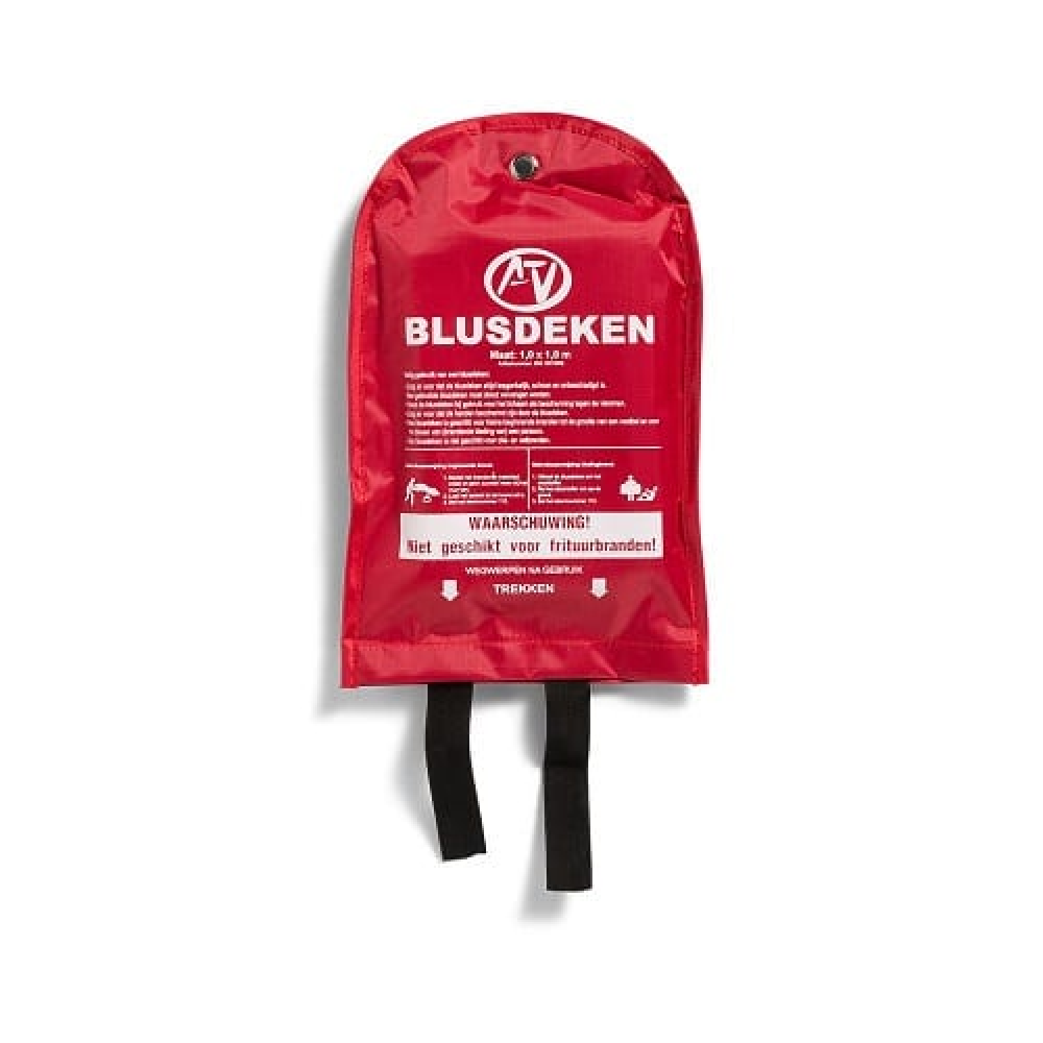 Blusdeken 180 x 180 softbag enkellaags