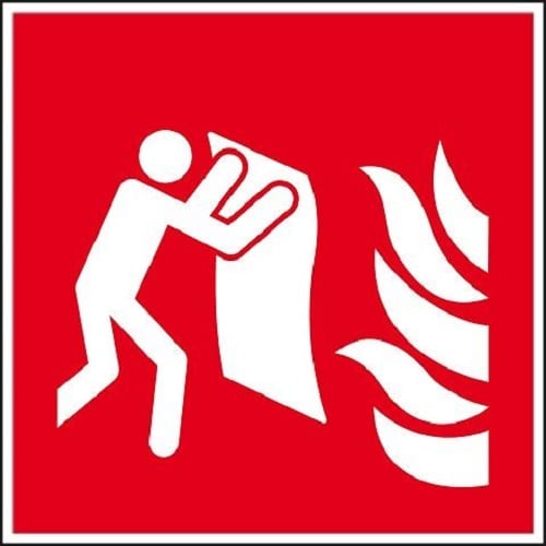 Blusdeken pictogram 100x100 mm