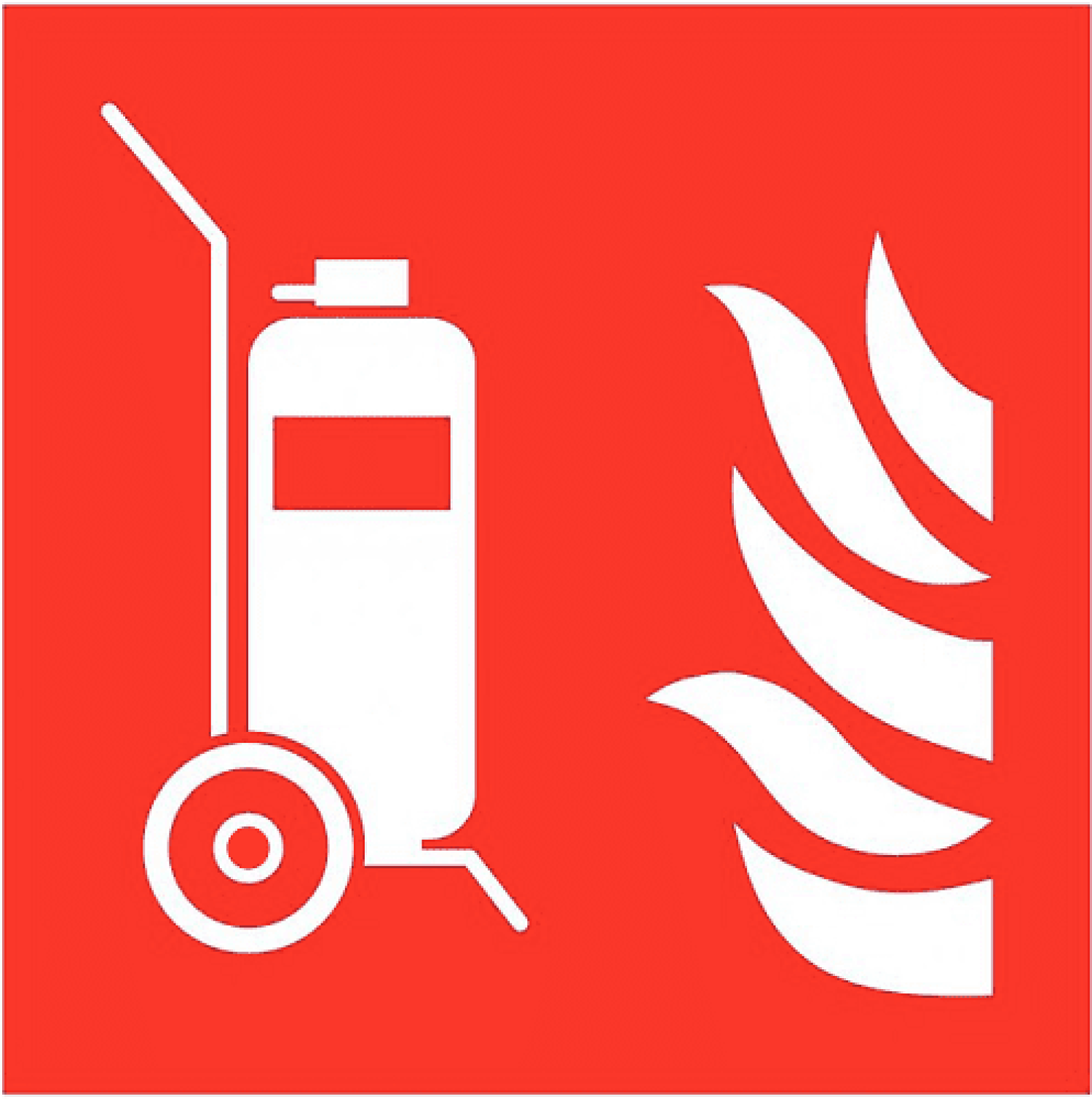 Pictogram Bluswagen Sticker 300x300 mm