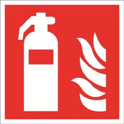 Brandblusser sticker pictogram 200 x 200
