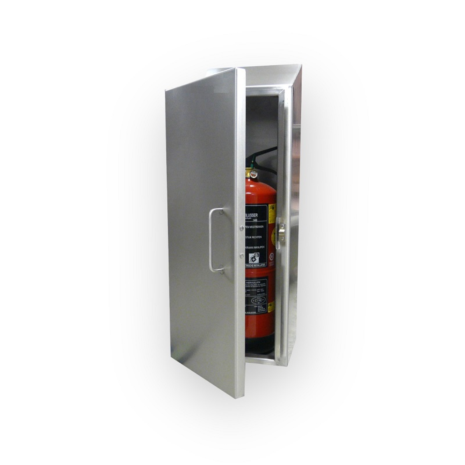 Brandblusserkast RVS