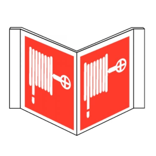 Brandslanghaspel panoramisch pvc 400x200 mm