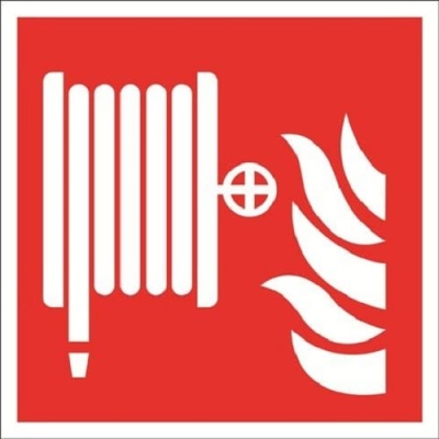 Brandslanghaspel pictogram PVC