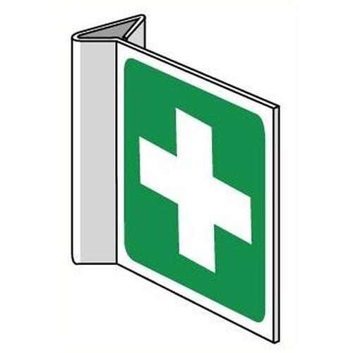 EHBO post pictogram haaks 150x150 mm