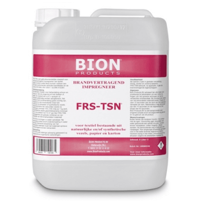 FRS-TSN 5 liter brandvertragend impregneermiddel voor textiel, papier en karton
