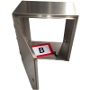 Droge blusleiding RVS kast