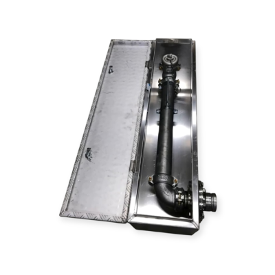 Opklapbare ondergronds brandkraan droge blusleidingen