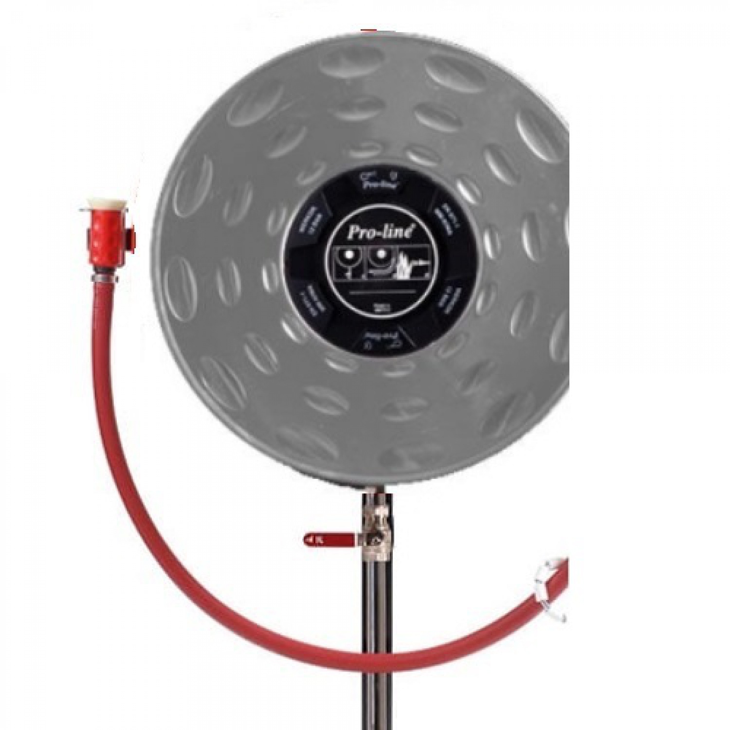 Brandslanghaspel 20 meter 3/4 Aluminium