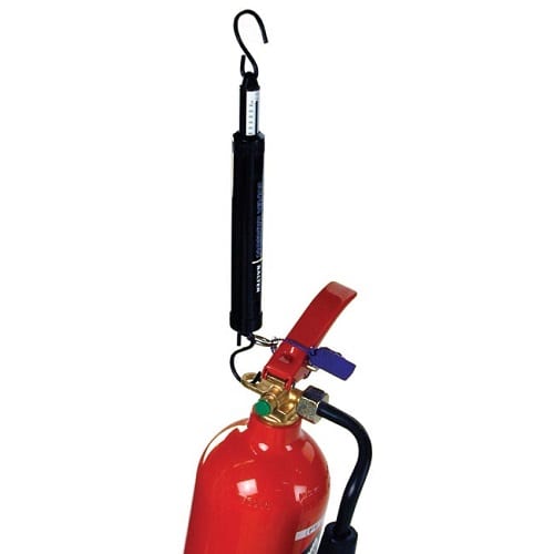 1 kg brandblusser veer weegschaal